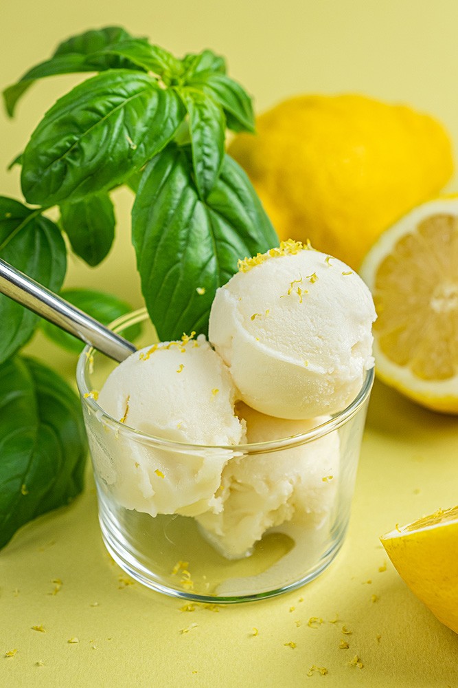 Sorbet Citron Basilic - Plein Fruit