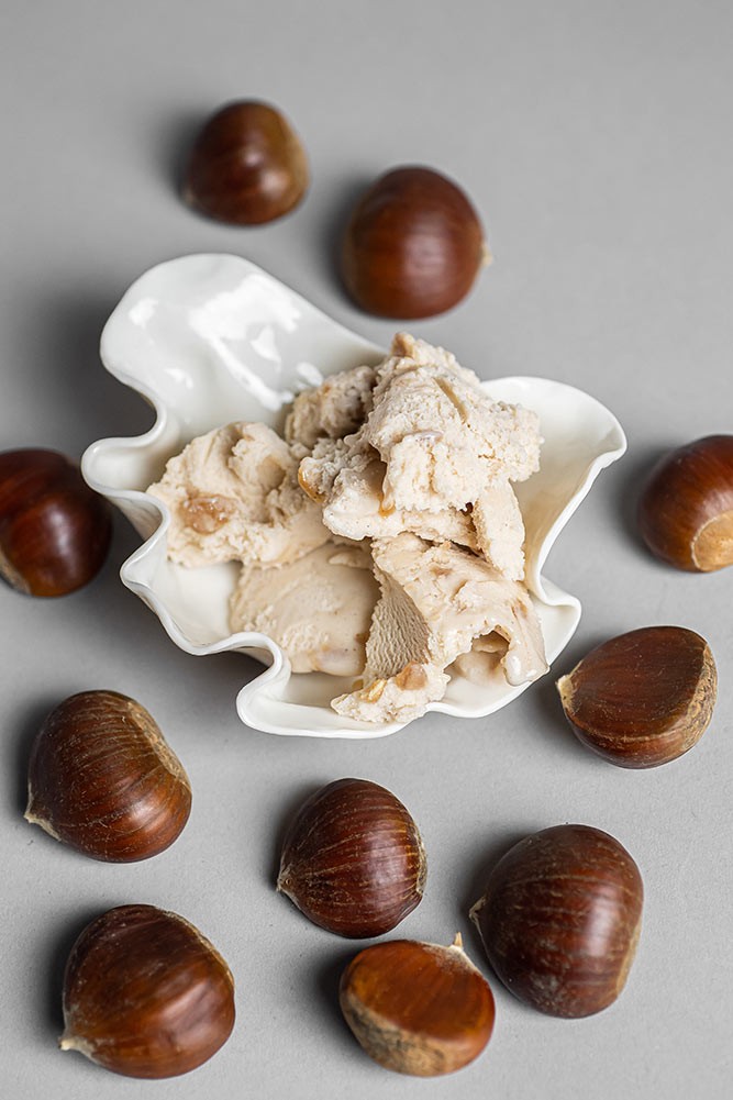 Crème Glacée Marron Orange